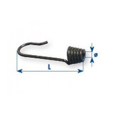 Carlig spirala - INVELIT PLASTIC 8mm