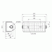 Tampon cauciuc 2 ROLE - 215x92mm