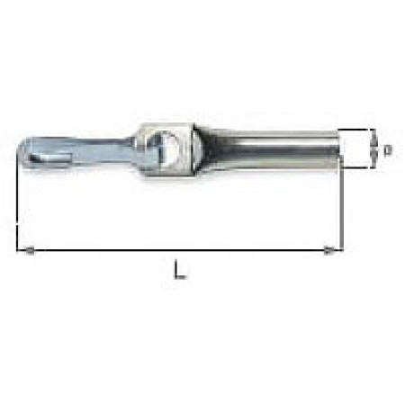 Capat cablu cu carabina 10mm