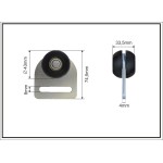 Rola prelata FRUEHAUF 43mm/74.5