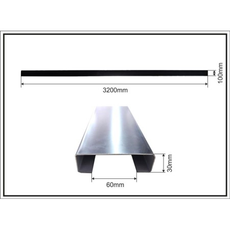 Profil Antiimpanare Biciclisti SCHMITZ 3200X100X30