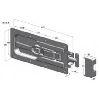 Inchizator oblon "T" complet  - C062004