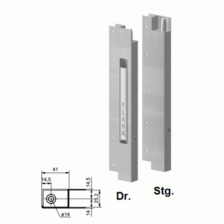 Inchizator Oblon 400mm