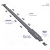 Stalp mijloc BFS.80.LS pentru utilitare de 3.5T
