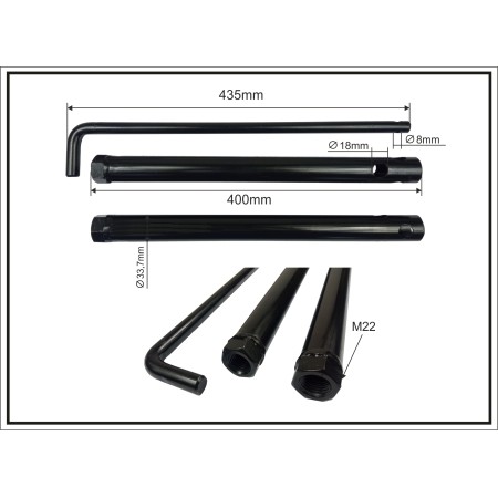 Kit fixare roata rezerva WIELTON W080035-KTL