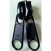 Cursor fermoar dublu - Negru