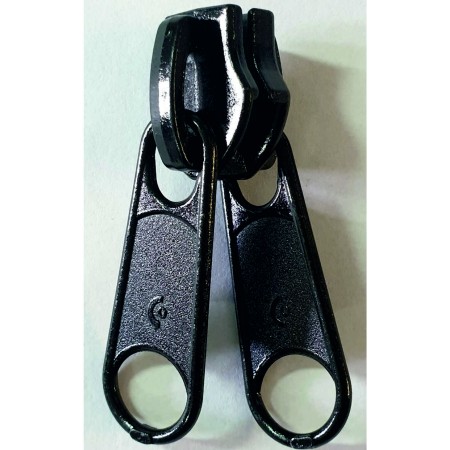 Cursor fermoar dublu - Negru