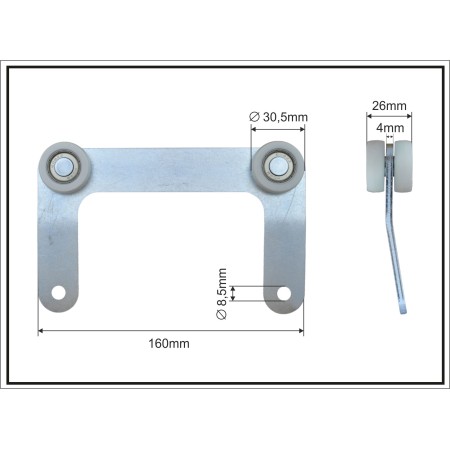 Rola stalp 1294061 Schmitz tip "U" - WS.01.16